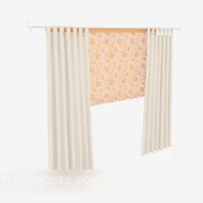 Modern Fresh Curtain 3d model