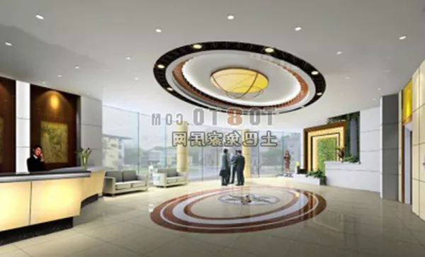 Modern Hotel Round Ceiling Interior 3d model Modern Hotel Round Ceiling Interior 3d model