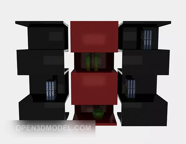 Old Bookcase 3d model