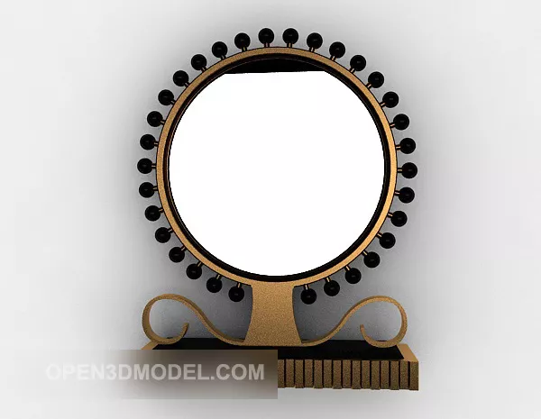 Mirror Art Nouveau 3d model