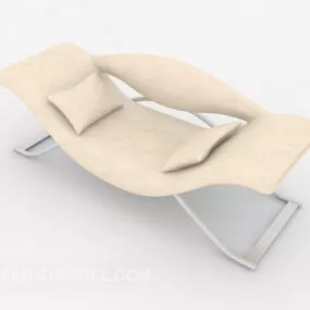 Modern Recliner Decoration 3d model