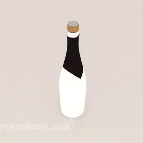 Modern Red Wine 3d model