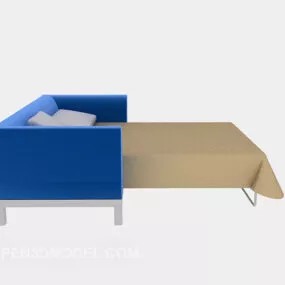 Modern Simple Sofa Bed 3d model