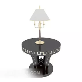 Modern Small Round Table 3d model