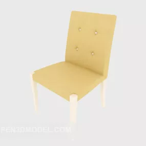Modern Armless Home Chair 3d model
