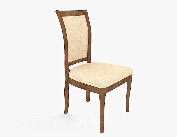 Modern Backseat Beige Color 3d model Modern Backseat Beige Color 3d model