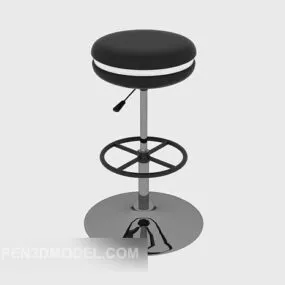 Modern Bar Stool Antique Style 3d model