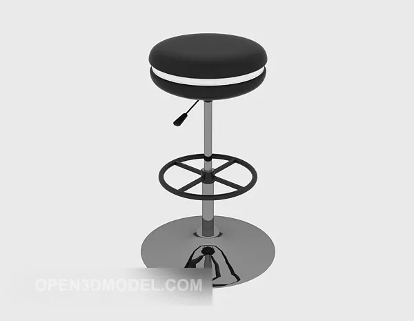 Modern Bar Stool Antique Style 3d model Modern Bar Stool Antique Style 3d model