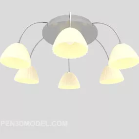 Modern Bedroom Chandelier 3d model