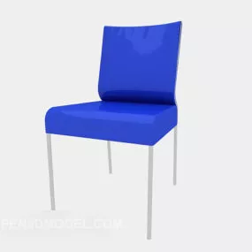 Modern Blue Home Chair V1 3d model
