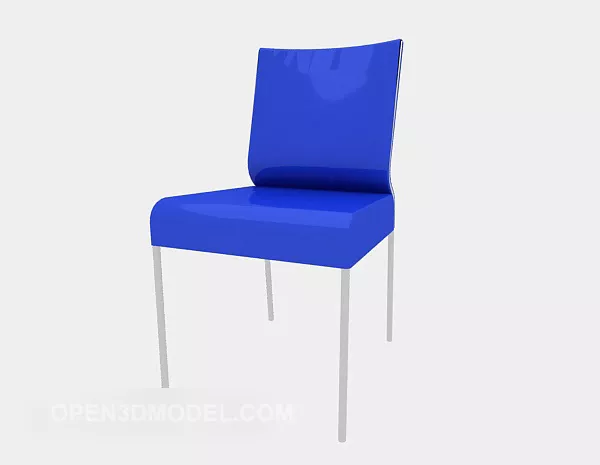 Modern Blue Home Chair V1 3d model Modern Blue Home Chair V1 3d model