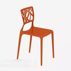 Modern Bright-colored Lounge Chair 3d model