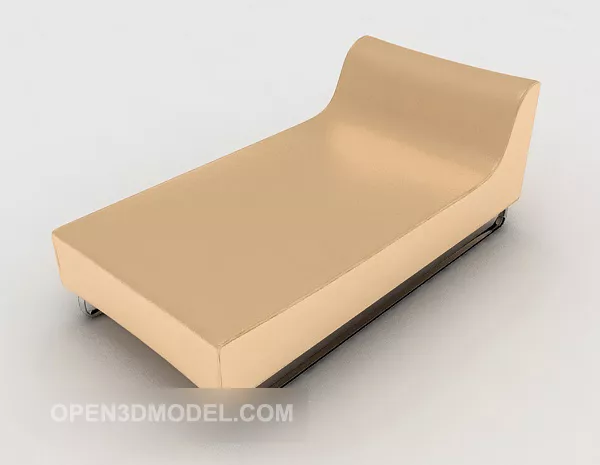 Modern Brown Minimalist Lounge Chair 3d model Modern Brown Minimalist Lounge Chair 3d model