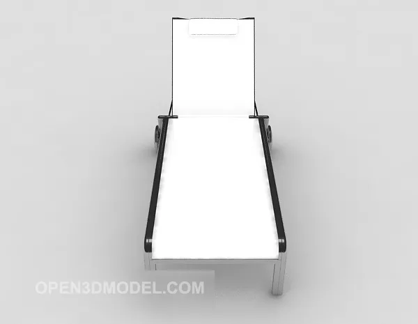 Modern Casual White Lounge Chair 3d model Modern Casual White Lounge Chair 3d model