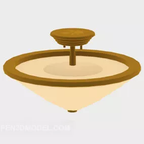 Modern Shade Chandelier Lighting 3d model