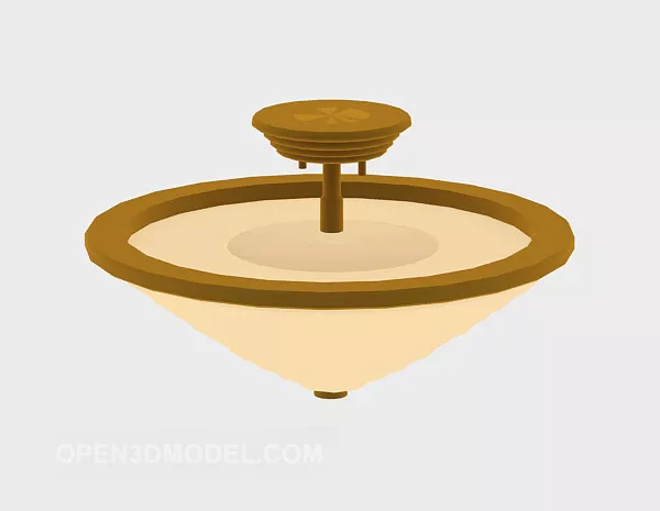 Modern Shade Chandelier Lighting 3d model Modern Shade Chandelier Lighting 3d model