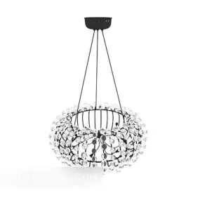Modern Crystal Minimalist Chandelier 3d model