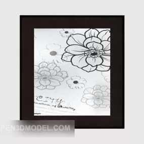 Modern Decorative Painting 3d model