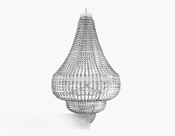 Modern Gorgeous Chandelier 3d model Modern Gorgeous Chandelier 3d model