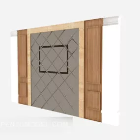 Modern Home Tv Wall 3d model
