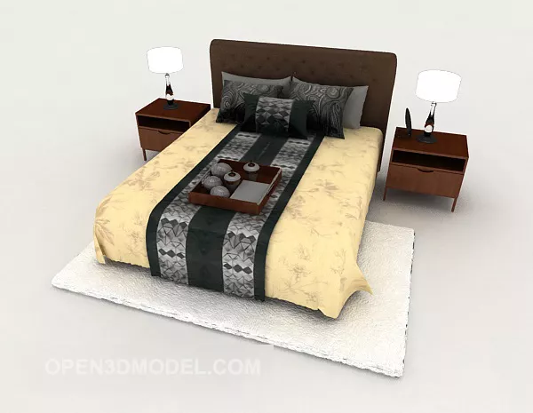 Minimalist Nightstand Ikea 3d model