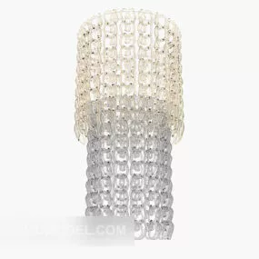 Modern Home Crystal Chandelier 3d model