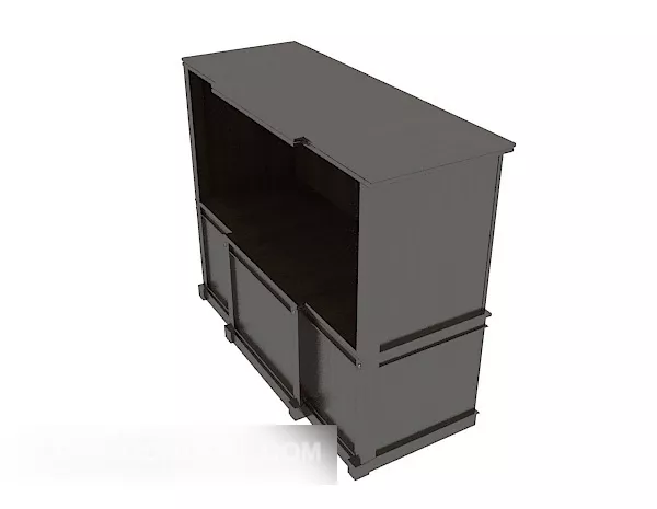 Modern Home Cupboard 3d model Modern Home Cupboard 3d model