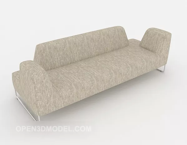 Modern Home Light Sofa 3d model Modern Home Light Sofa 3d model