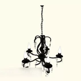 Modern Home Living Room Chandelier 3d model
