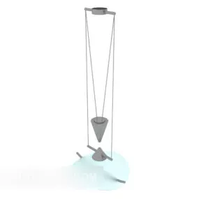 Modern Home Minimalist Craft Chandelier 3d model