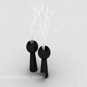 Modern Home Minimalist Decoration 3d model