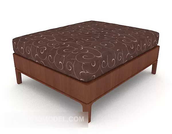 Modern Home Sofa Stool Square Shaped 3d model Modern Home Sofa Stool Square Shaped 3d model