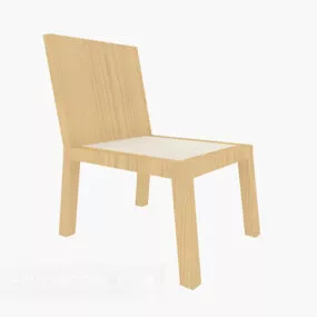 Modern Home Solid Wood Chair 3d model