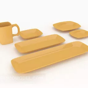 Modern Home Tableware 3d model