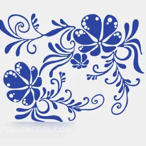Modern Home Wall Painting 3d model