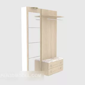 Modern Home Wardrobe 3d model