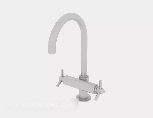 Modern Kitchen Tap 3d model Modern Kitchen Tap 3d model
