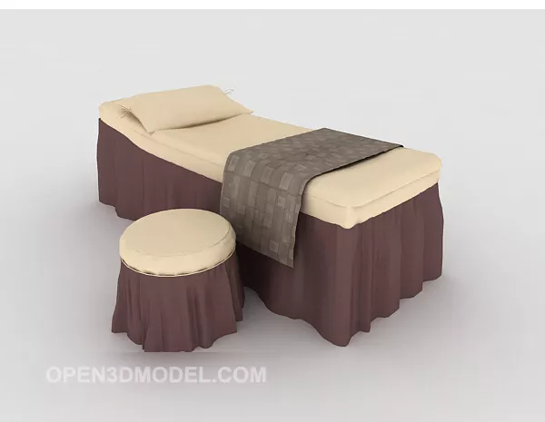 Modern Leisure Single Bed 3d model Modern Leisure Single Bed 3d model