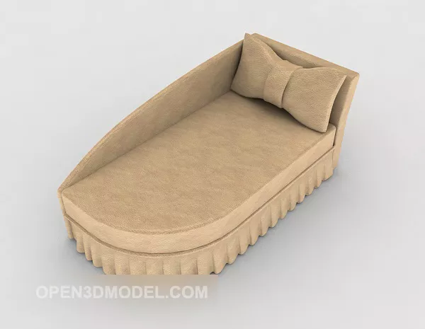 Modern Light Brown Sofa Lounge Chair 3d model Modern Light Brown Sofa Lounge Chair 3d model