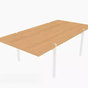 Modern Living Room Rectangular Coffee Table 3d model
