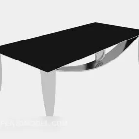 Modern Living Room Solid Wood Coffee Table 3d model