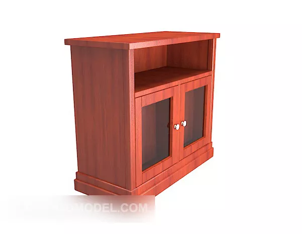 Modern Mahogany Side Cabinet 3d model Modern Mahogany Side Cabinet 3d model