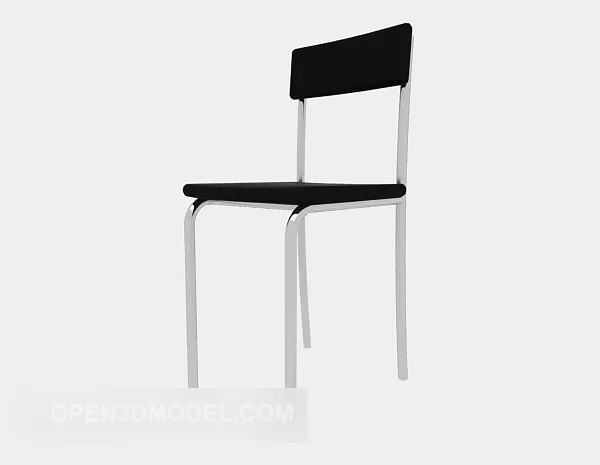 Modern Metal Dining Chair 3d model Modern Metal Dining Chair 3d model