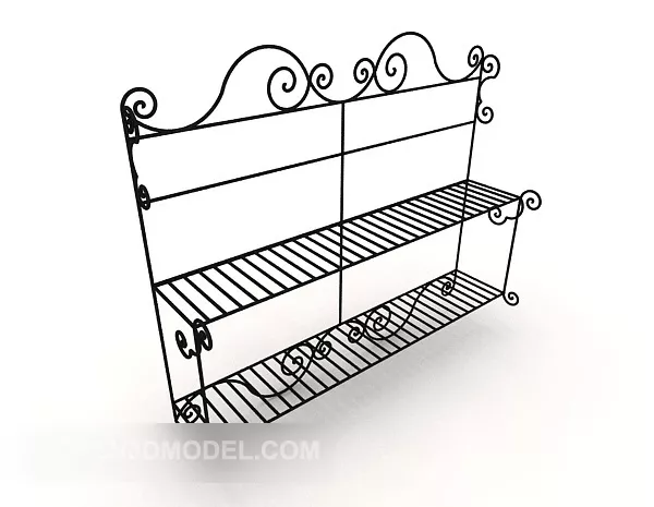 Triangle Shelf Furniture 3d model