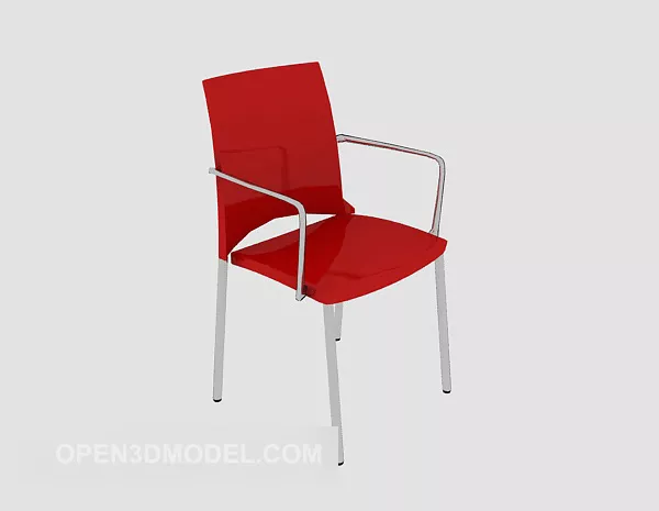 Modern Metal Lounge Chair 3d model Modern Metal Lounge Chair 3d model