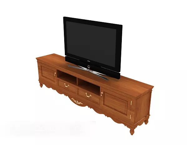 Modern Furniture Minimalist Tv Set 3d model Modern Furniture Minimalist Tv Set 3d model