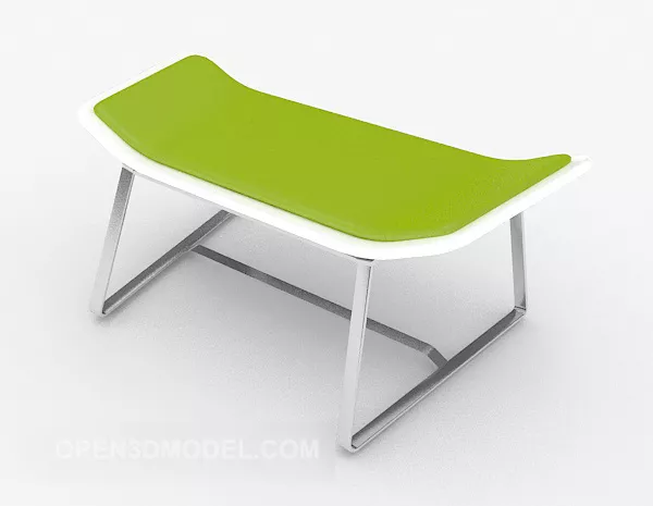 Modern Minimalist Bench Green 3d model Modern Minimalist Bench Green 3d model