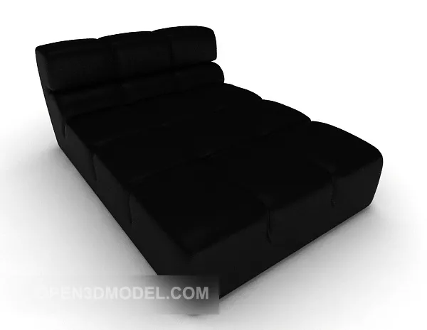 Minimalist Black Leather Lounge Chair 3d model Minimalist Black Leather Lounge Chair 3d model