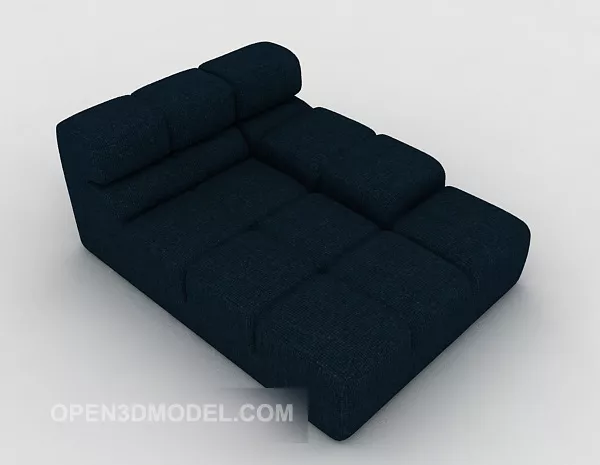 Modern Minimalist Blue Sofa Lounge Chair 3d model Modern Minimalist Blue Sofa Lounge Chair 3d model