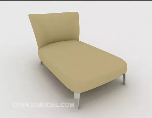 Modern Minimalist Brown Couch Lounge Chair 3d model Modern Minimalist Brown Couch Lounge Chair 3d model